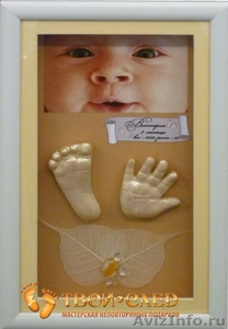 слепочки вашего малыша в Мастерской неповторимых подарковТвой След  - Изображение #1, Объявление #582192