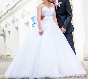 Свадебное белое пышное платье - Изображение #3, Объявление #951410