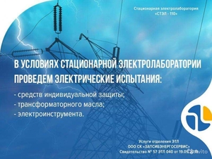 Услуги стационарной электролаборатории в Тюмени - Изображение #1, Объявление #1689200